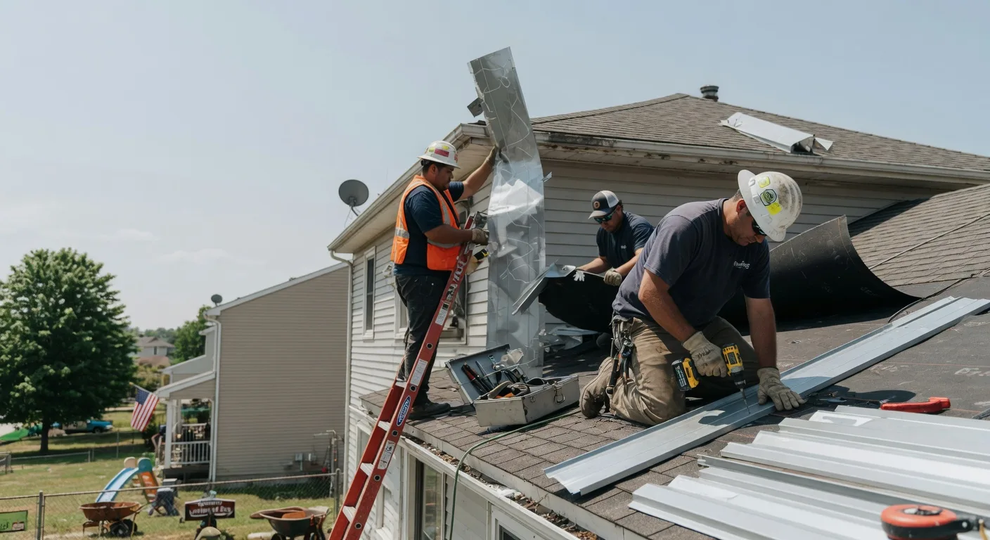 Storm Damage Metal Roof Repair in Stacyville, IA